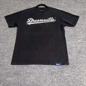 Dreamville T-Shirt‎ Mens M Black "Classic Logo" Script Tee Unisex
